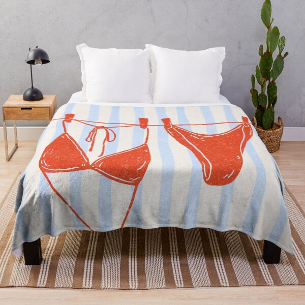 Item preview, Colorful Bikini on Clothesline designed and sold by MurellosArt.