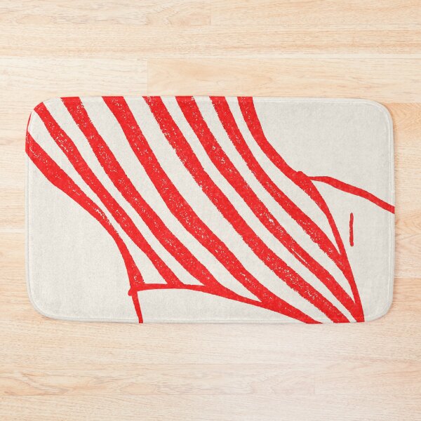 Item preview, Striped Red Swimsuit Minimalist designed and sold by MurellosArt.