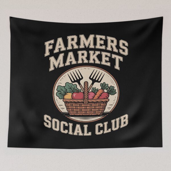 Item preview, farmers market - eat local - outdoor market - veggie lover - fruit and veggie - market day - green living - veggie - plant based  - slow living - Farmhouse designed and sold by JansenGS.