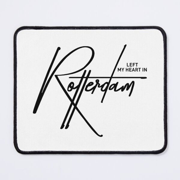 Item preview, Left my heart in Rotterdam - Travel Heart Minimalist Souvenir Gift designed and sold by ReggieDior.
