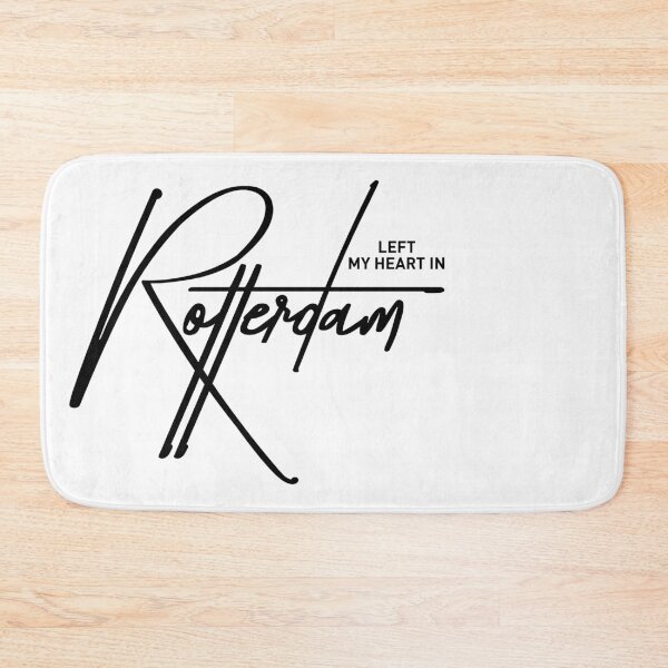Item preview, Left my heart in Rotterdam - Travel Heart Minimalist Souvenir Gift designed and sold by ReggieDior.