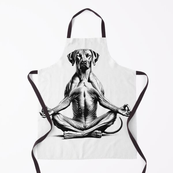 Item preview, Rhodesian Ridgeback Yoga Lotus Meditation Dog Lover designed and sold by DoodleTortle.