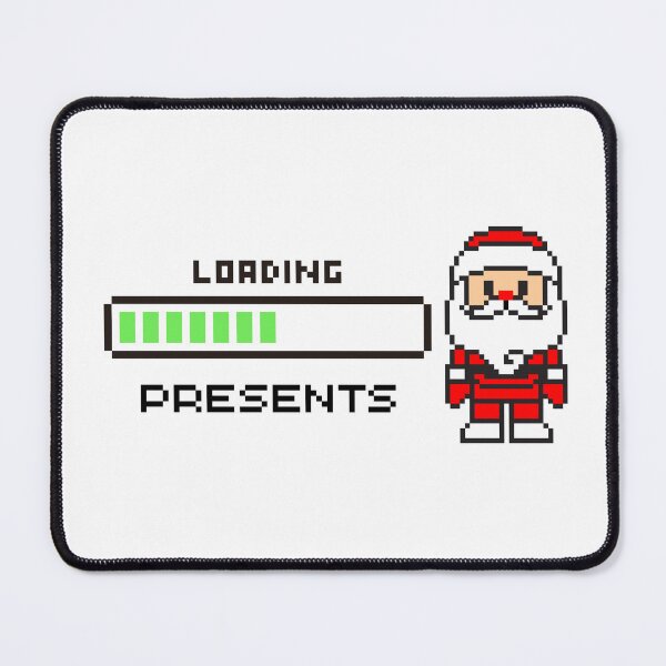 Item preview, Loading Santa – Funny Pixel Art Christmas Design for Gamers designed and sold by luckyhue.