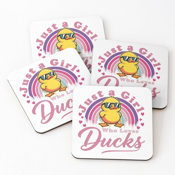 Item preview, Just a Girl Who Loves Ducks Retro Funny T-Shirt designed and sold by LashondaGreen89.