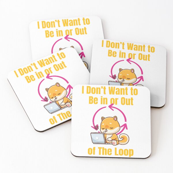 Artikelvorschau, Ich möchte weder auf dem Laufenden sein noch außen vor bleiben. Niedlicher Shiba Inu-Programmierer | Kawaii-Hunde-Codierungsdesign | Laptop-Kunst mit faulem Arbeitshund entworfen und verkauft von luckyhue.