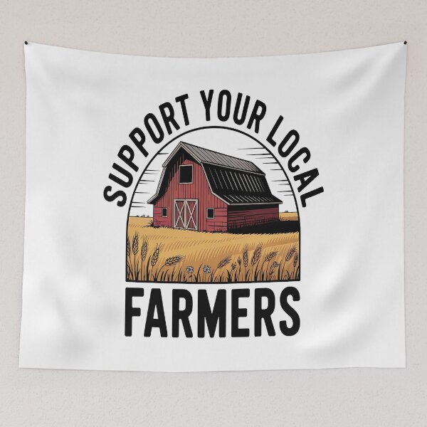 Item preview, farmers market - eat local - outdoor market - veggie lover - fruit and veggie - market day - green living - veggie - plant based  - slow living - Farmhouse designed and sold by JansenGS.