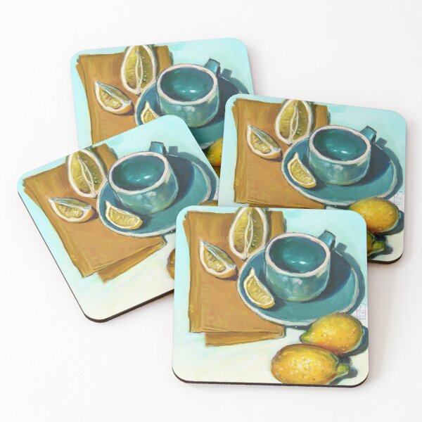 Item preview, lemon still life designed and sold by trashcangoddess.