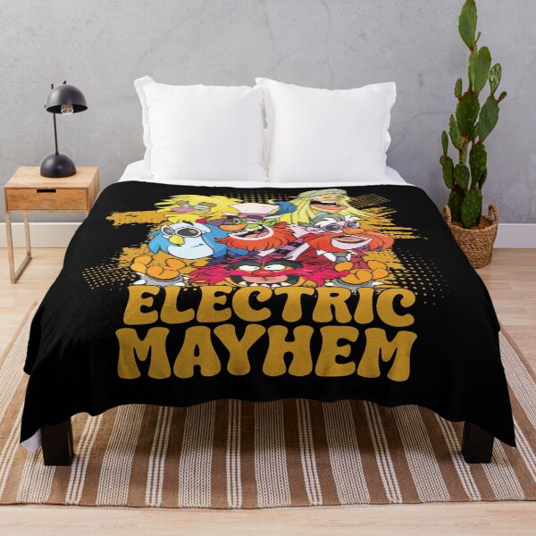Item preview, Electric Mayhem Cartoon Band Art | Funky Retro Pop Culture Design designed and sold by Noahven626.