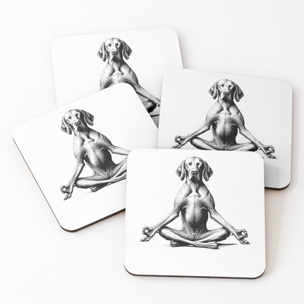 Item preview, Vizsla Yoga Lotus Meditation Dog Lover designed and sold by DoodleTortle.