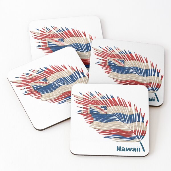 Item preview, Abstract Hawaii Flag – Feather Shape Design designed and sold by ArteJorge48.