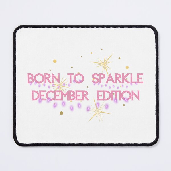 Item preview, Born to Sparkle – December Edition | Glitter Lights Birthday Design designed and sold by luckyhue.