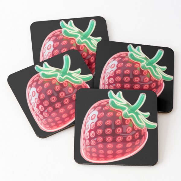 Item preview, Pop Art: Neon Strawberry designed and sold by halibutgoatramb.