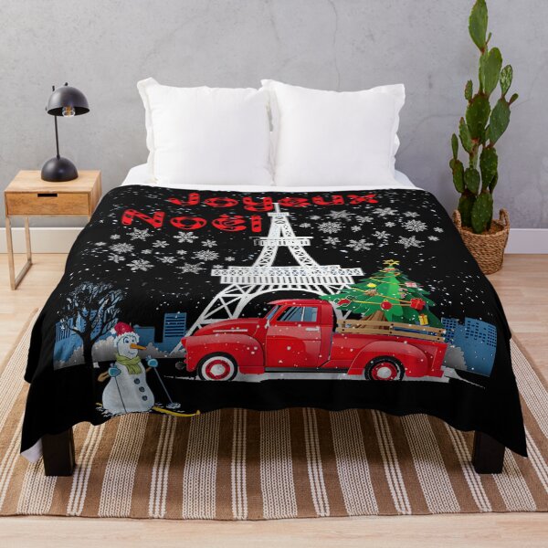 Item preview, Paris Eiffel Tower Christmas Tree Red Truck Joyeux Noël Gift designed and sold by AlisonPAnderson.