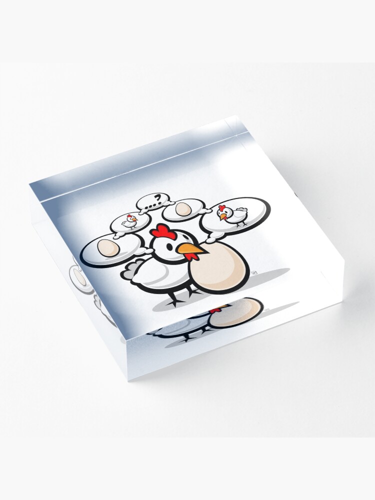 Alternate view of Eggnigma Acrylic Block
