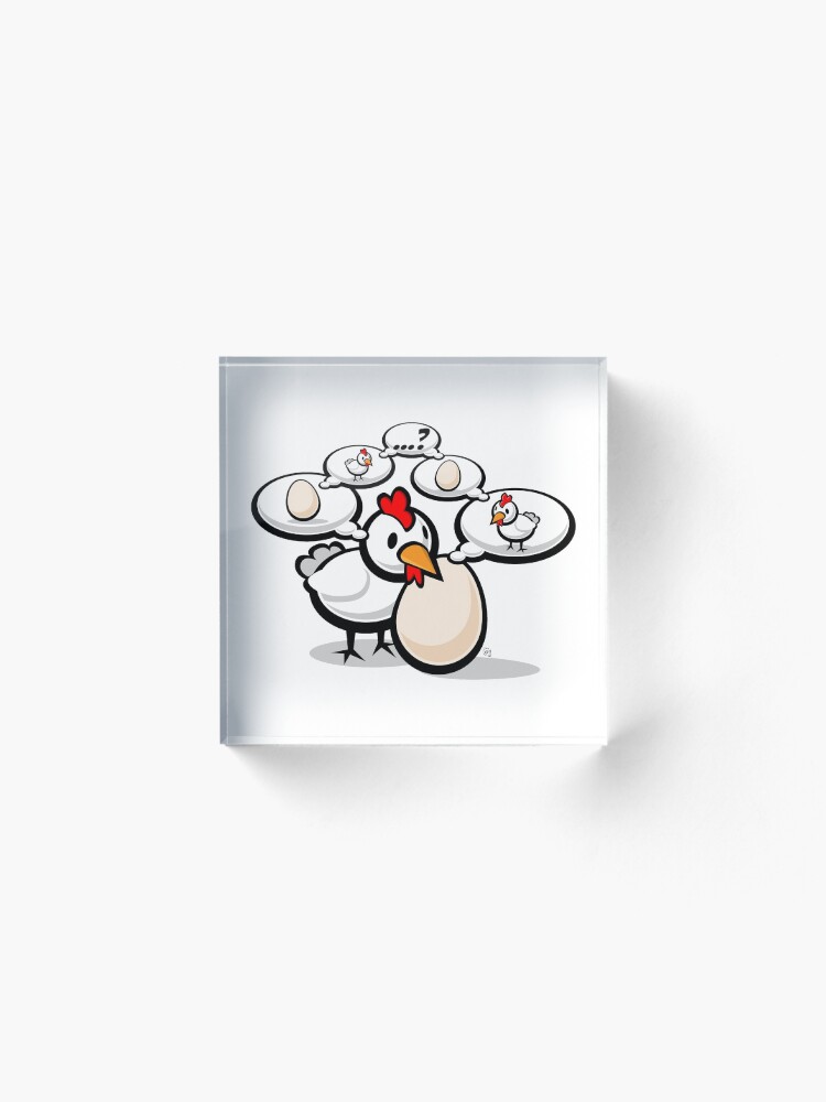Alternate view of Eggnigma Acrylic Block