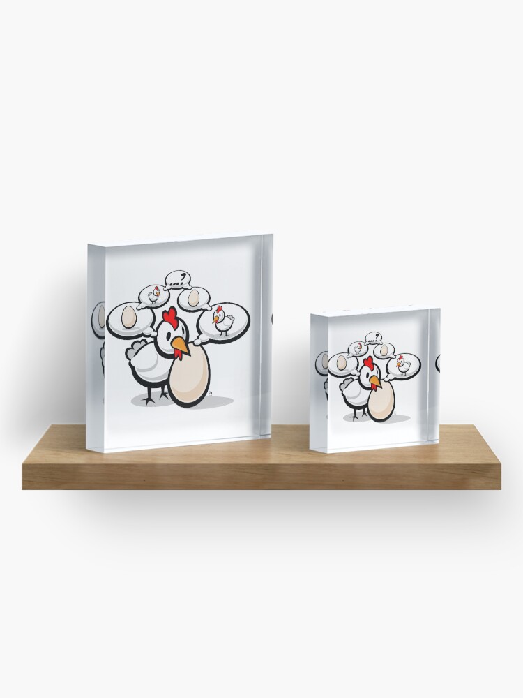 Alternate view of Eggnigma Acrylic Block
