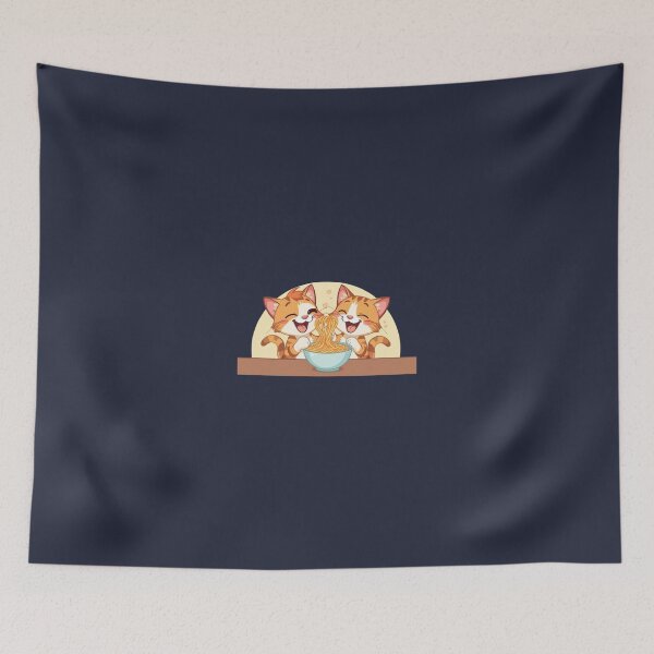 Item preview, Cats eating spaghetti designed and sold by Zygu.