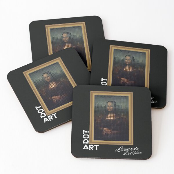 Item preview, Mona Lisa dot art designed and sold by vikngDesign.