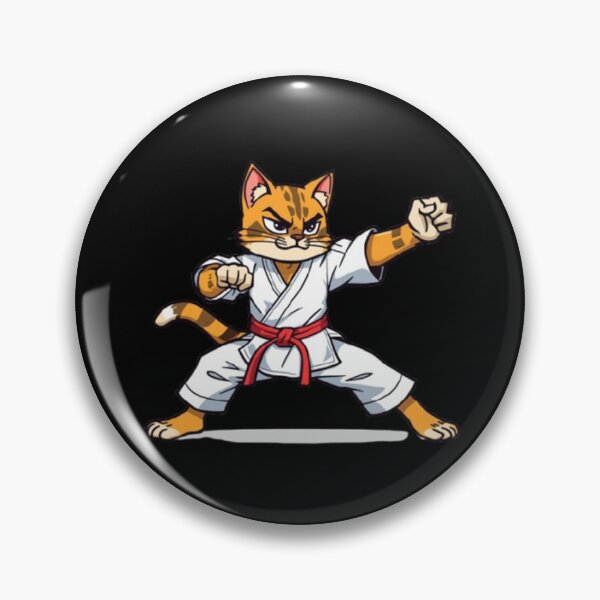 Item preview, Karate cat designed and sold by Zygu.