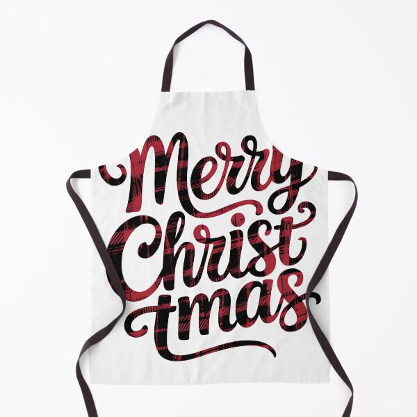 Item preview, Plaid Merry Christmas Typography designed and sold by sandrahofer-art.