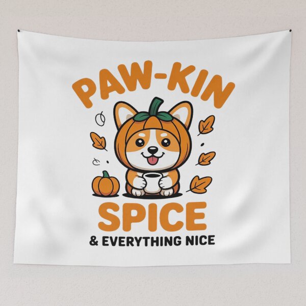 Item preview, Pawkin Spice and Everything Nice Dog Halloween designed and sold by CraftyCuttable.