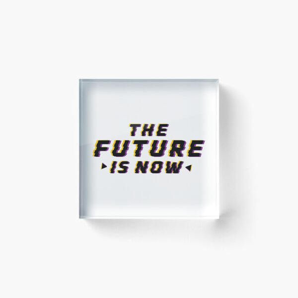 Item preview, Glitch Quote - The Future Is Now designed and sold by Spreading Smiles.