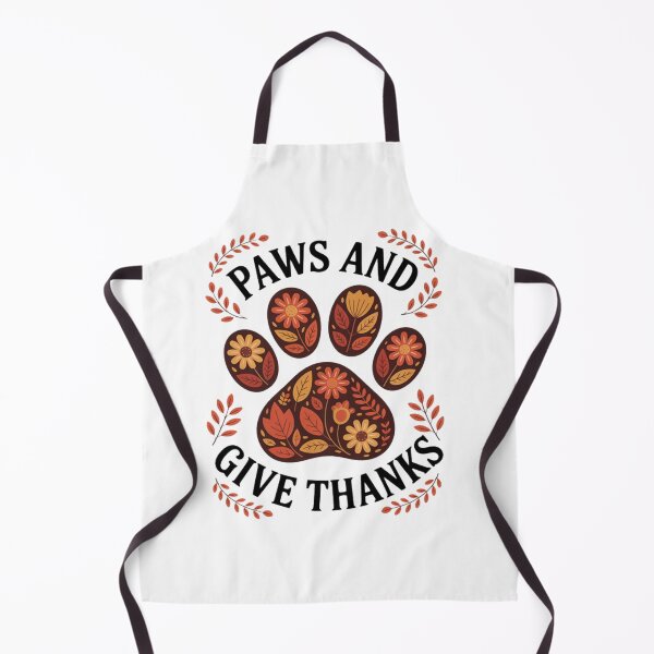 Item preview, Paws And Give Thanks Dog Paw Floral Thanksgiving Day Autumn designed and sold by CraftyCuttable.