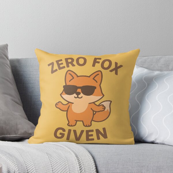 Item preview, Zero Fox Given — Cool Fox Attitude Design designed and sold by DreamMachine69.