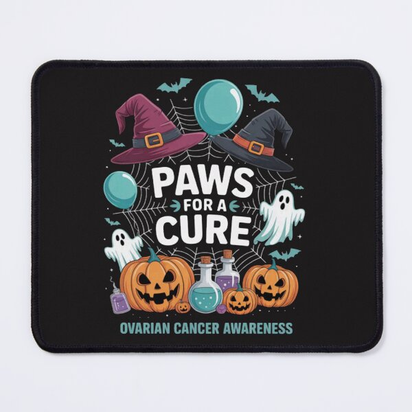 Item preview, Paws For A Cure Ovarian Cancer Awareness Halloween designed and sold by CraftyCuttable.