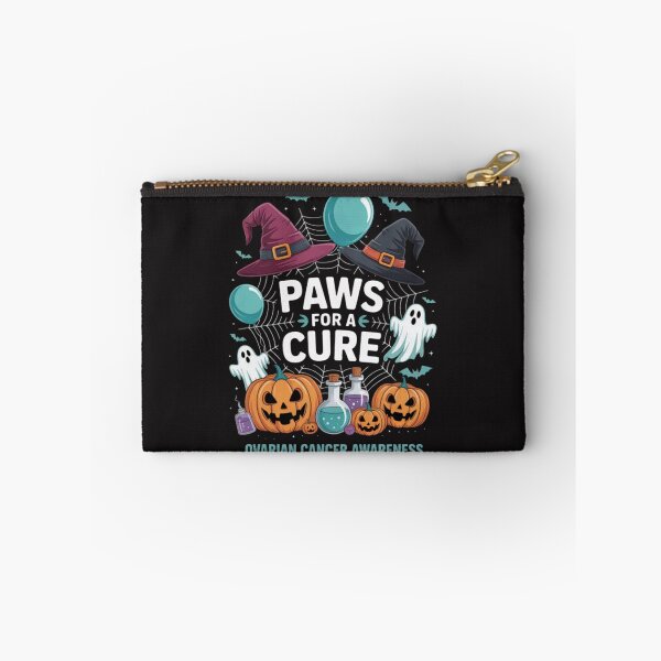 Item preview, Paws For A Cure Ovarian Cancer Awareness Halloween designed and sold by CraftyCuttable.