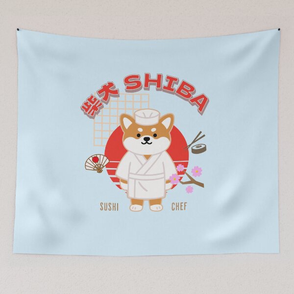 Item preview, Shibainu Sushi Chef designed and sold by Genki Tee.