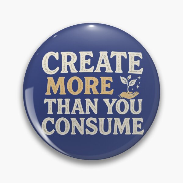 Item preview, Create more than you consume designed and sold by Zygu.