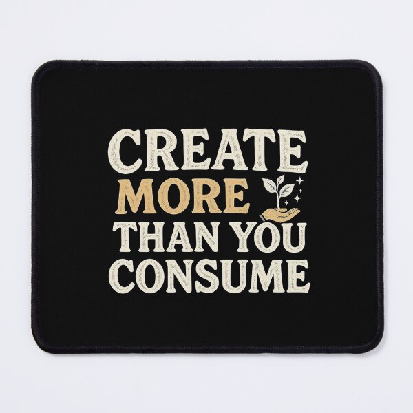Item preview, Create more than you consume designed and sold by Zygu.