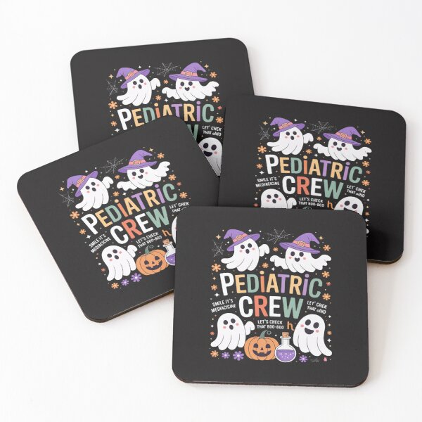 Item preview, Pediatric Crew Spooky Ghost PEDS Nurse Halloween designed and sold by CraftyCuttable.