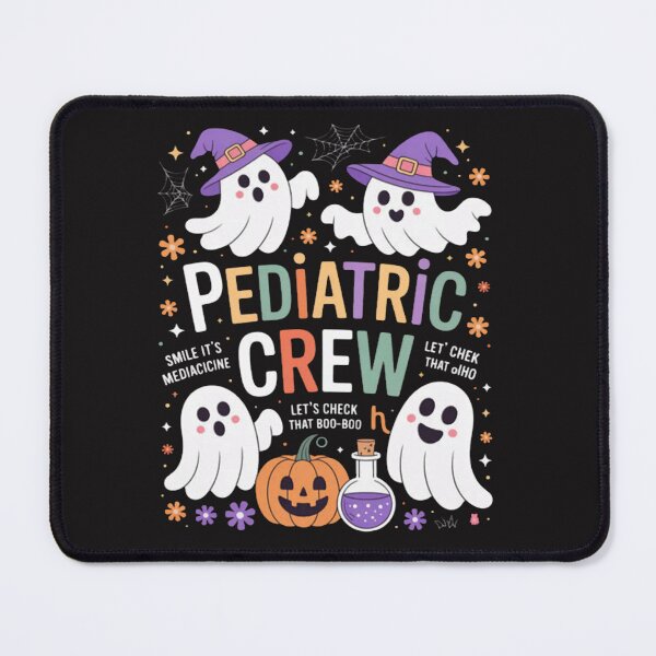 Item preview, Pediatric Crew Spooky Ghost PEDS Nurse Halloween designed and sold by CraftyCuttable.