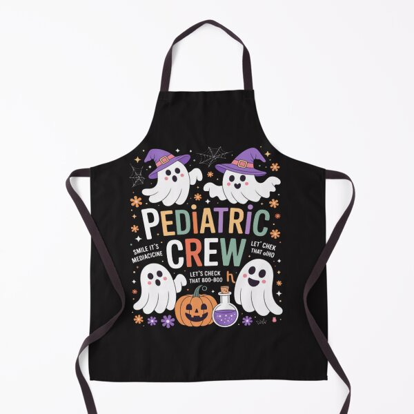 Item preview, Pediatric Crew Spooky Ghost PEDS Nurse Halloween designed and sold by CraftyCuttable.