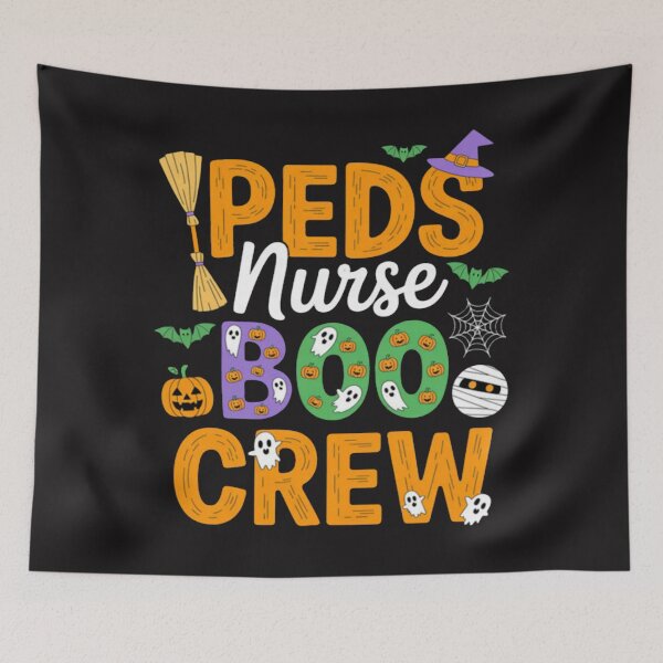 Item preview, Peds Nurse Boo Crew Pediatric Nurses Clinics Hospital Staff designed and sold by CraftyCuttable.