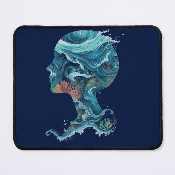 Item preview, Ocean Within Abstract Silhouette designed and sold by ZZEE--Lifestyle.