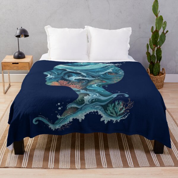 Item preview, Ocean Within Abstract Silhouette designed and sold by ZZEE--Lifestyle.