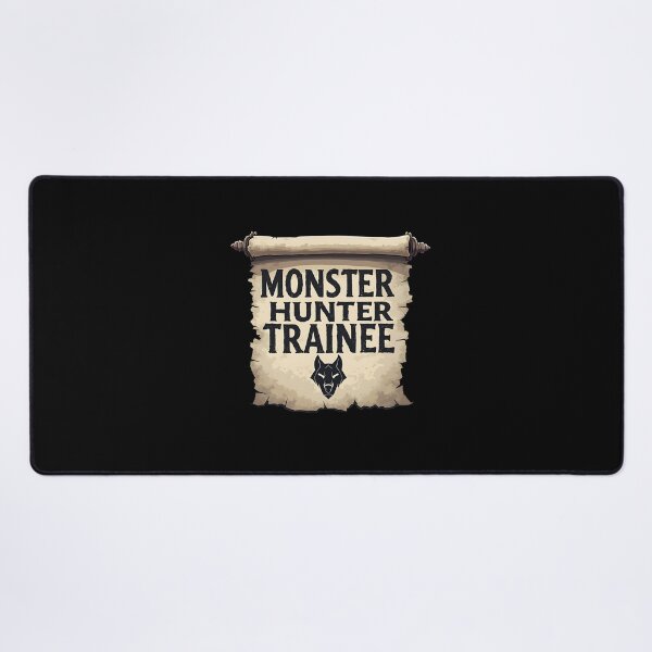 Item preview, Monster Hunter Trainee - Funny Witcher Gamer Design designed and sold by SlightlyUnreal.