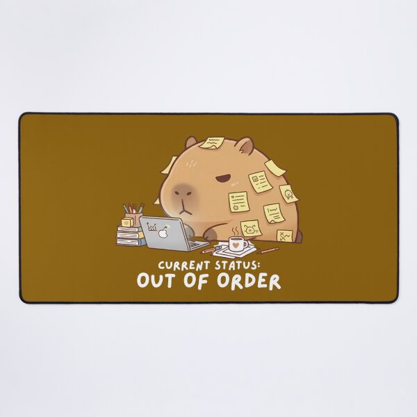 Item preview, Capybara Current Status: Out Of Order designed and sold by The magic Yellow bus.