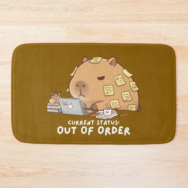 Item preview, Capybara Current Status: Out Of Order designed and sold by The magic  Yellow bus.