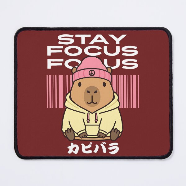 Item preview, Stay Focus Street Capybara designed and sold by The magic Yellow bus.