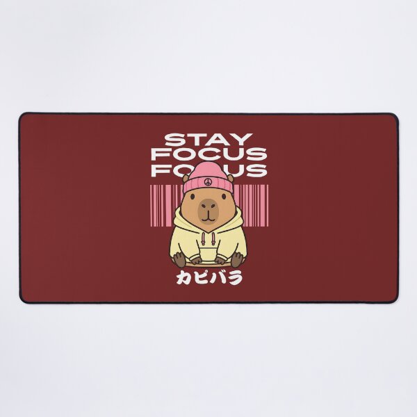 Item preview, Stay Focus Street Capybara designed and sold by The magic Yellow bus.