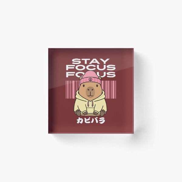 Item preview, Stay Focus Street Capybara designed and sold by The magic  Yellow bus.