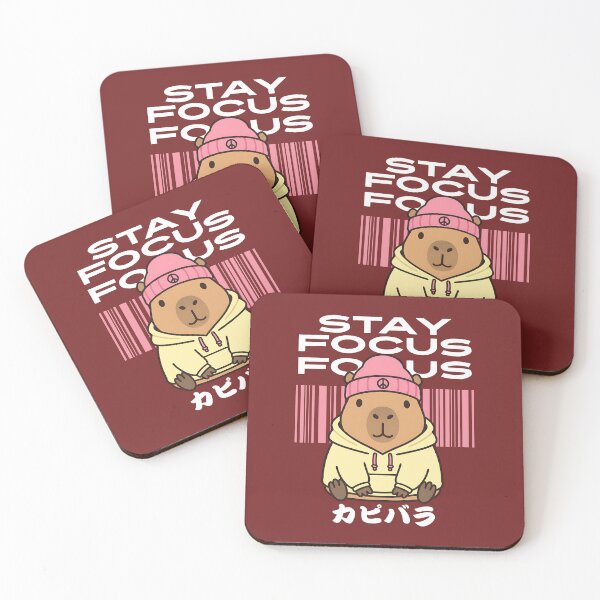 Item preview, Stay Focus Street Capybara designed and sold by The magic  Yellow bus.