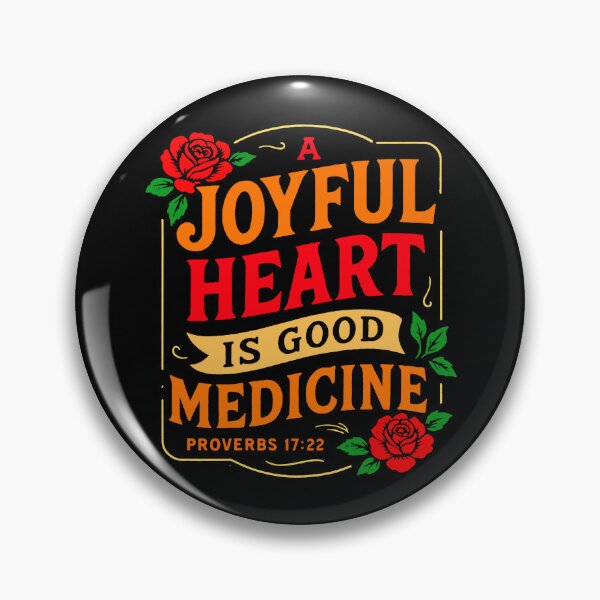Item preview, Proverbs 17:22 A Joyful Heart Is Good Medicine designed and sold by plushism.