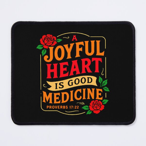Item preview, Proverbs 17:22 A Joyful Heart Is Good Medicine designed and sold by plushism.