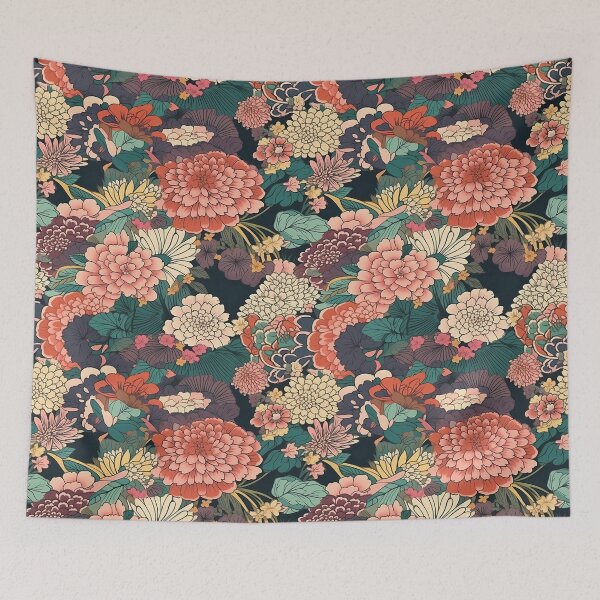 Item preview, Japanese Blossoms Traditional Coral designed and sold by GeoGlam.