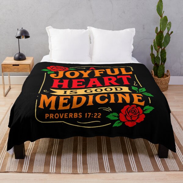 Item preview, Proverbs 17:22 A Joyful Heart Is Good Medicine designed and sold by plushism.